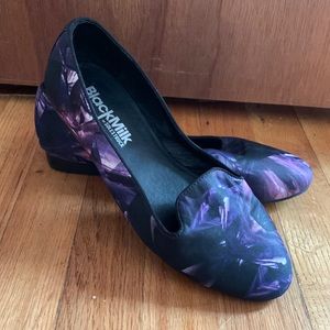 Blackmilk x Solestruck amethyst flats
